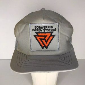 Gotaverken Energy Systems Gray Mesh Snapback Trucker Hat